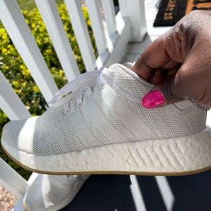 White Adidas NMD